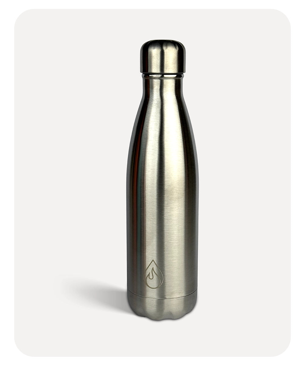 Premium Flask Bottle - Silver - 500ml