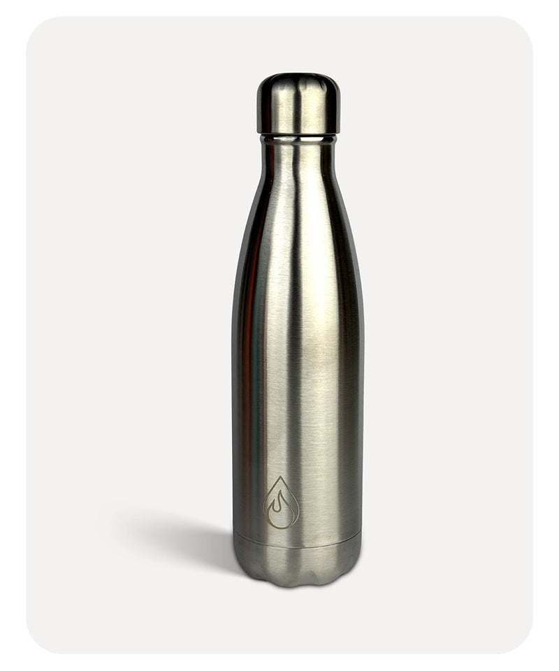 Premium Flask Bottle - Silver - 500ml