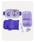 Cartoon Panda Lunch Box - Blue Purple