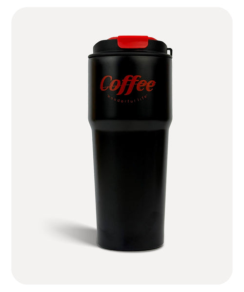 Coffee Vacuum Mug - Black - 700ml