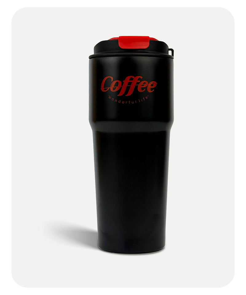 Coffee Vacuum Mug - Black - 700ml