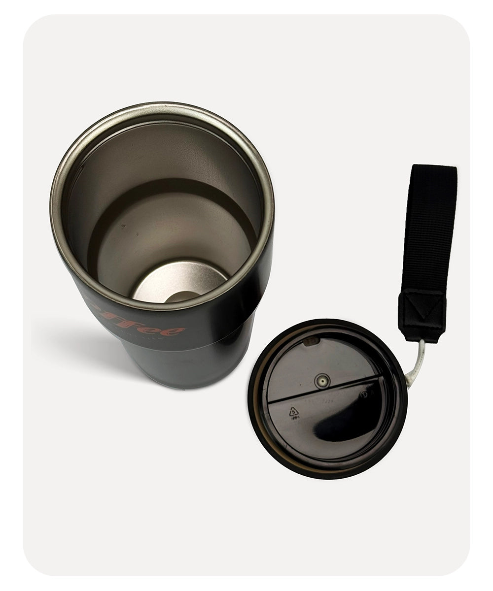 Coffee Vacuum Mug - Black - 700ml