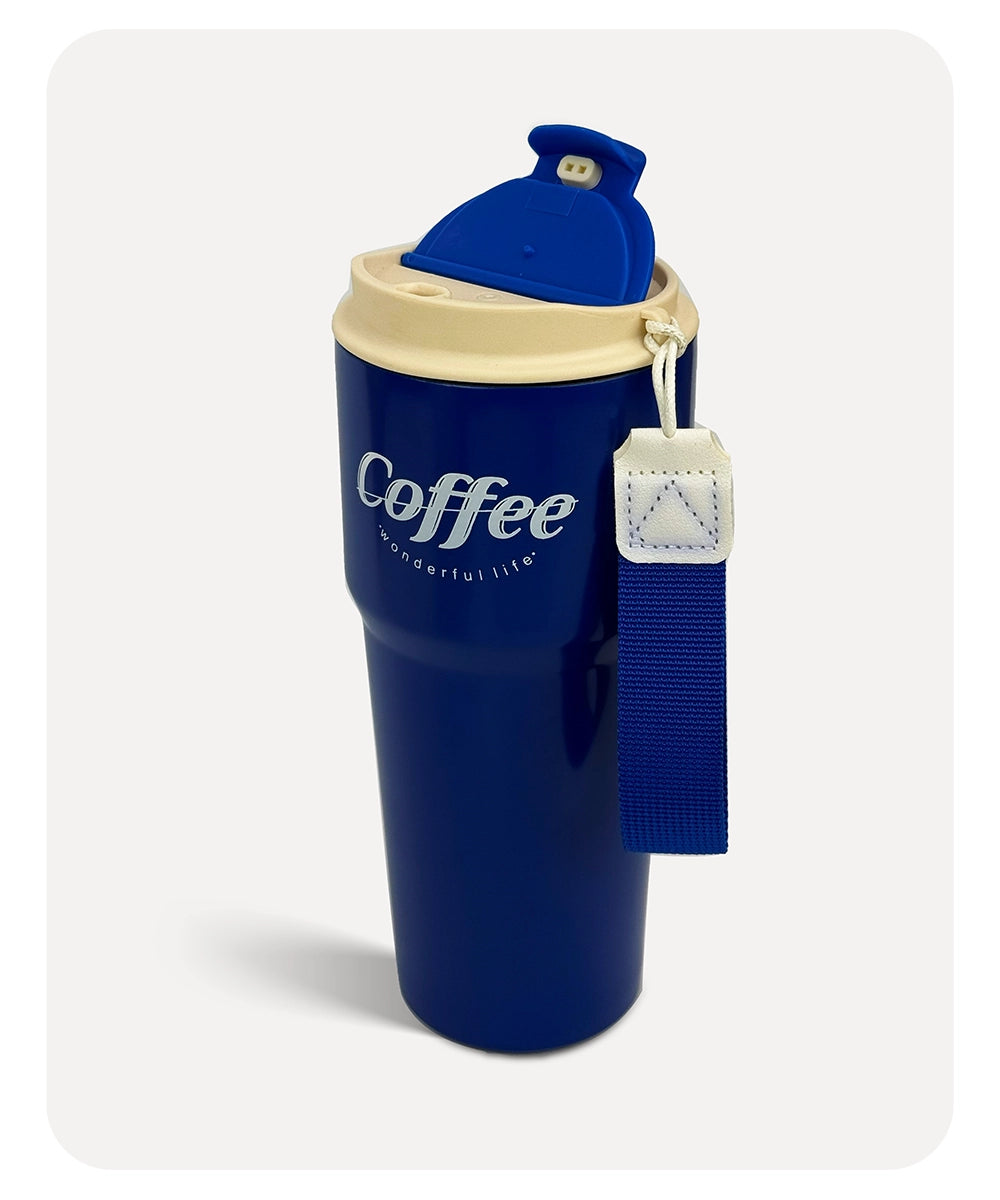 Coffee Vacuum Mug - Blue - 700ml