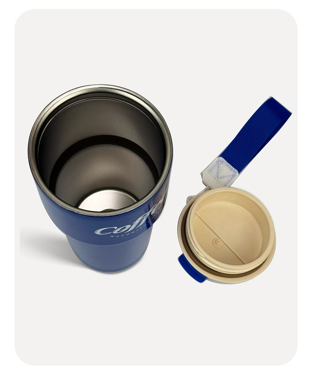 Coffee Vacuum Mug - Blue - 700ml