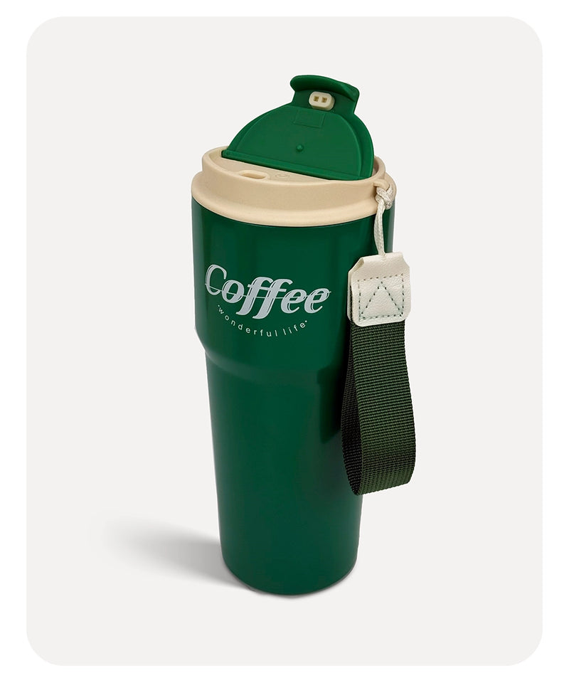 Coffee Vacuum Mug - Green - 700ml