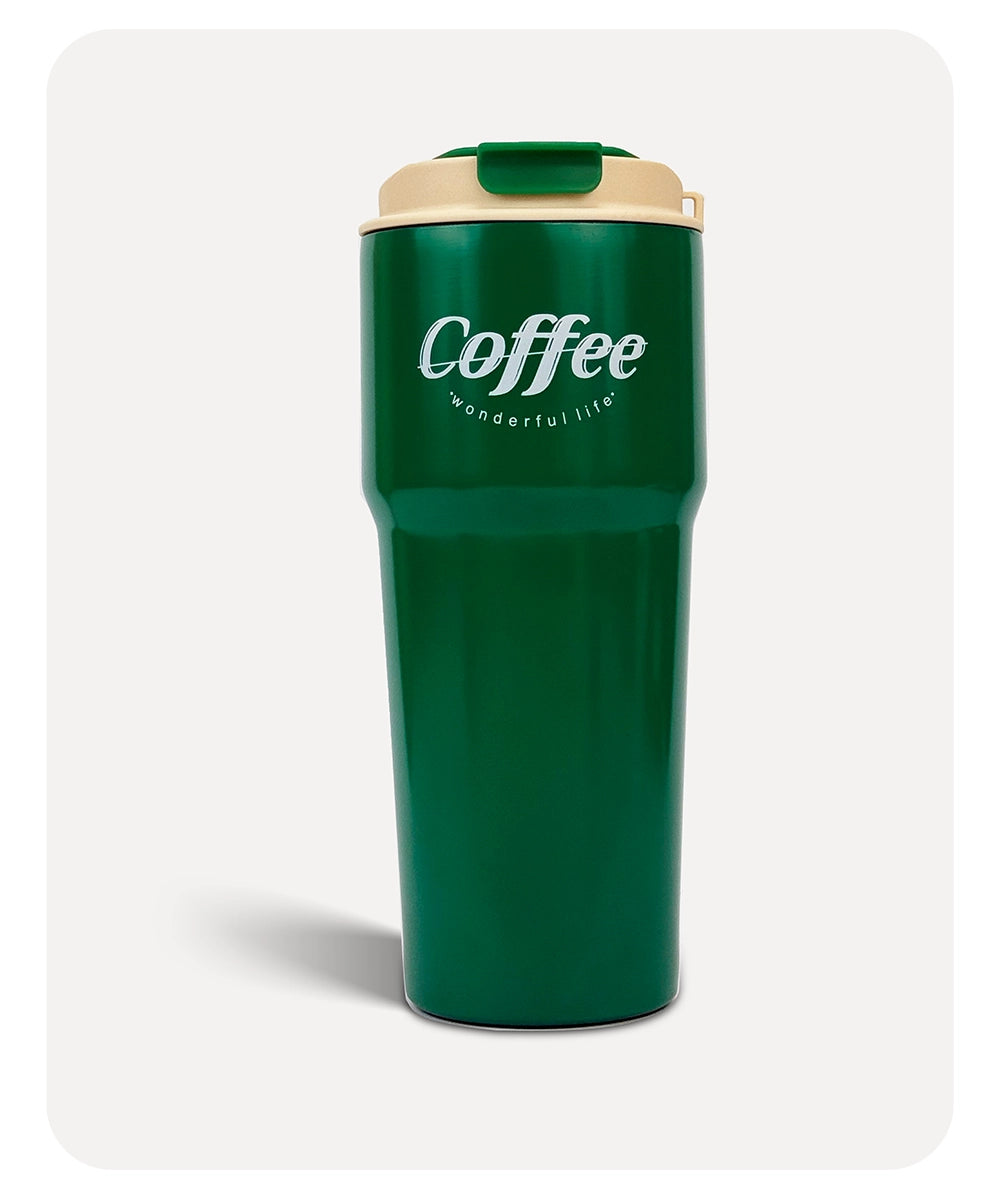 Coffee Vacuum Mug - Green - 700ml