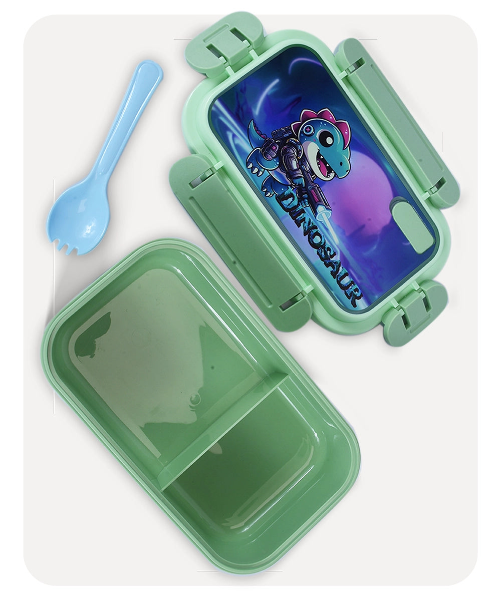 Dinasaur Kids Lunch Box - Green