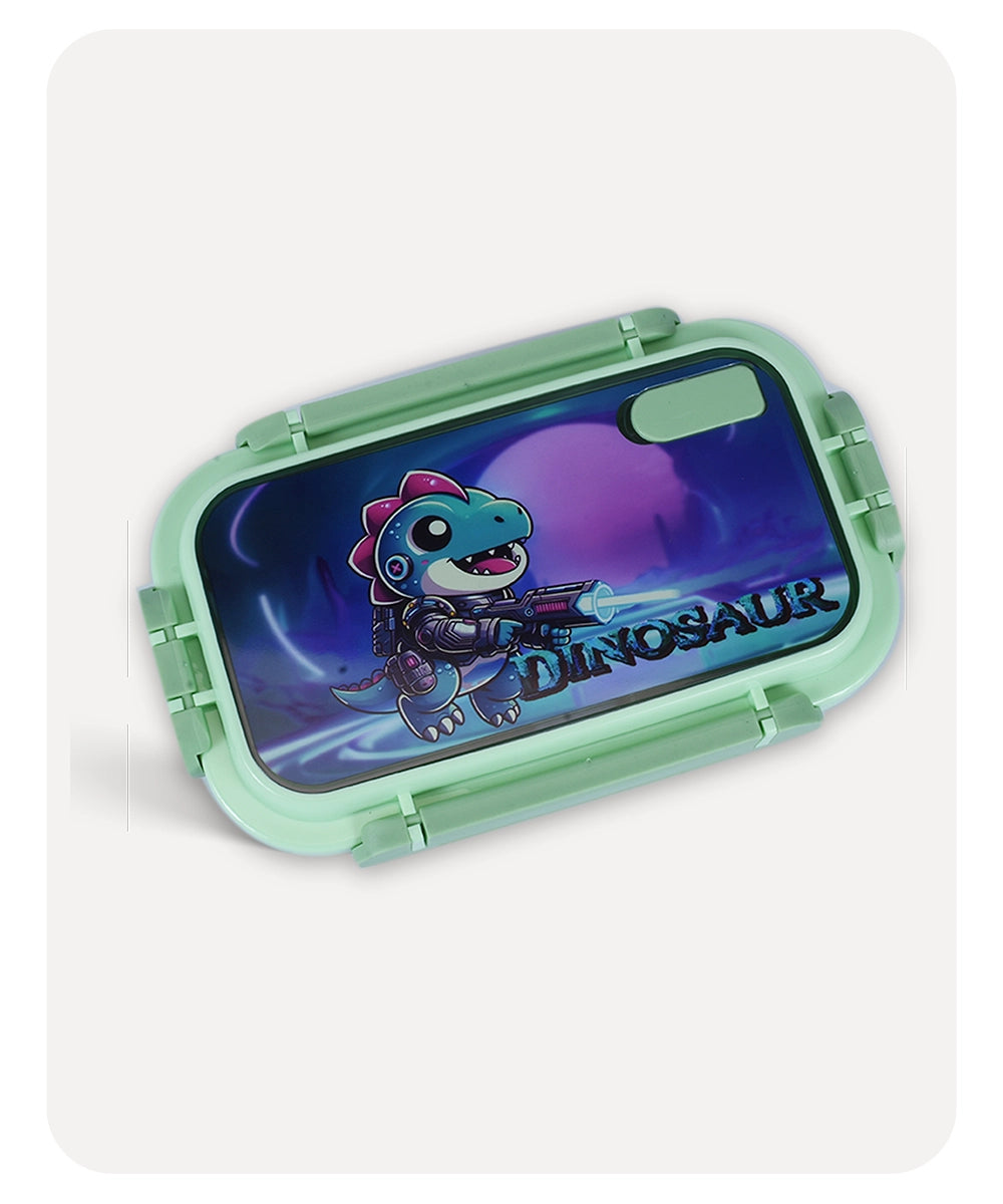 Dinasaur Kids Lunch Box - Green