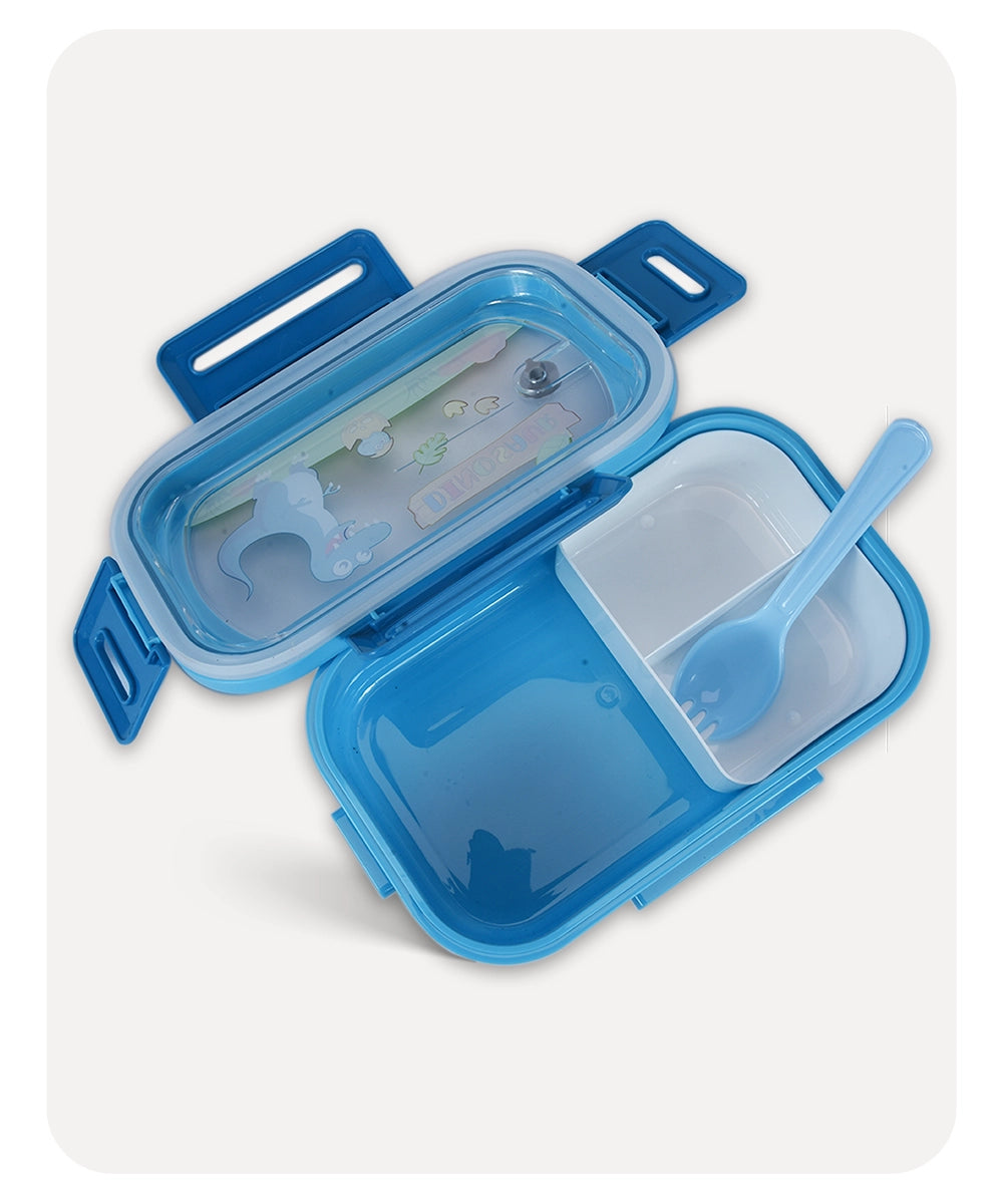 Dinosaur Cute Lunch Box - Blue