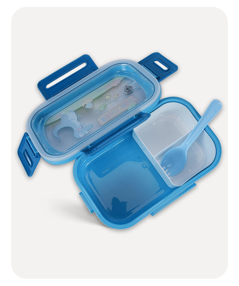 Dinosaur Cute Lunch Box - Blue