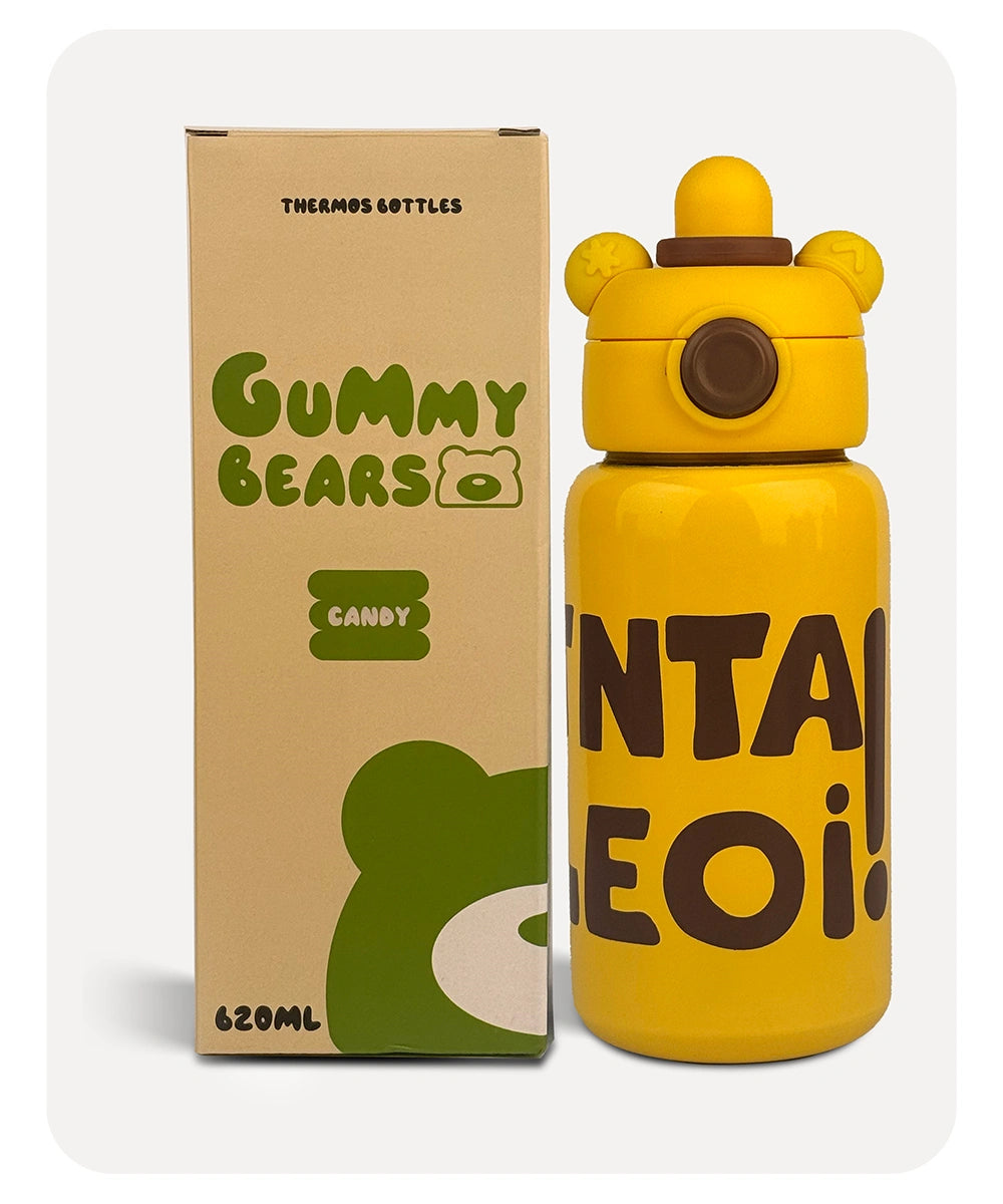 Gummy Bears Vacuum Bottle - Yellow - 620ml