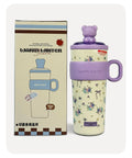 Happy Drink Vacuum Bottle - Purple - 630ml