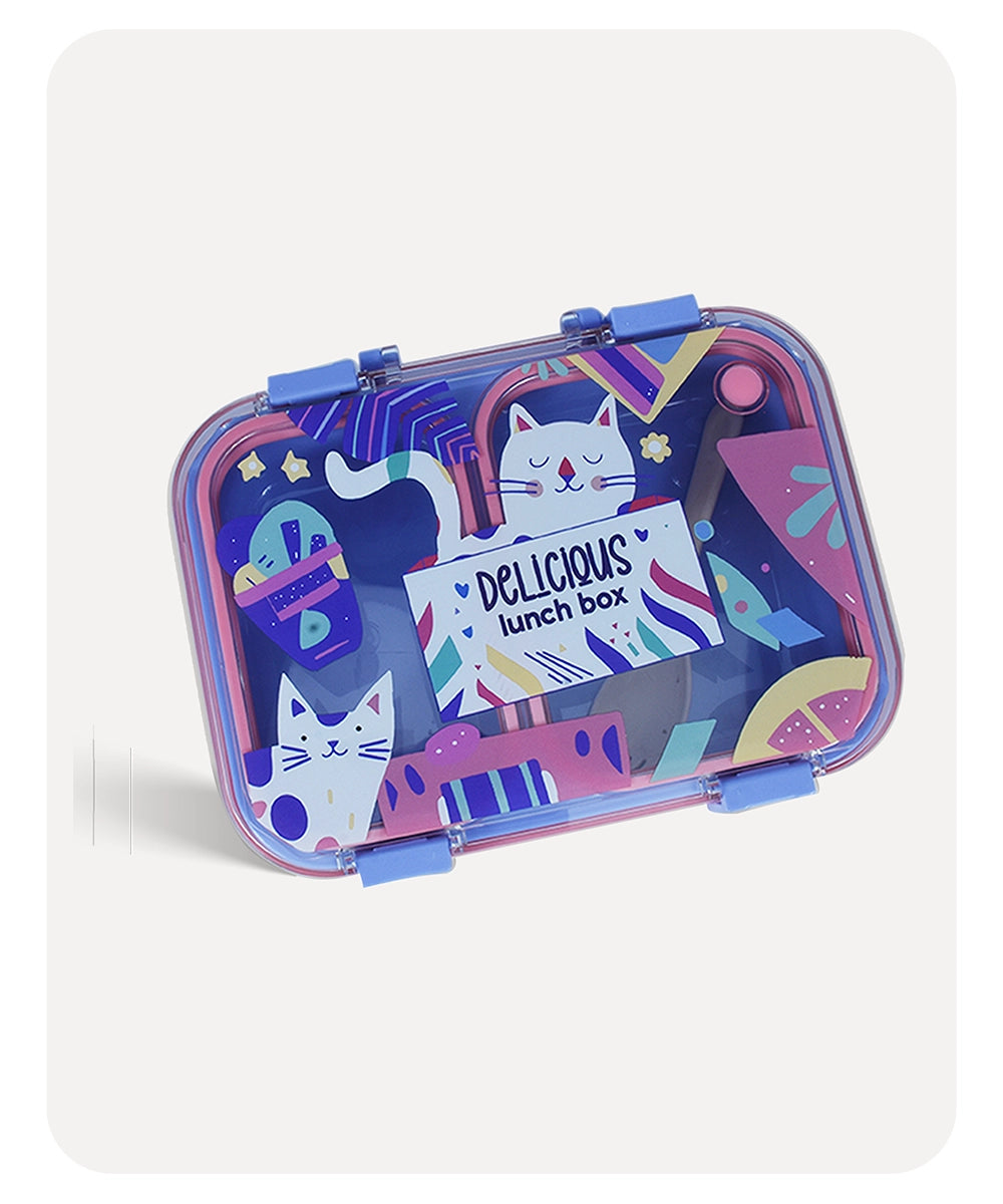 Kitty Lunch Box - Blue