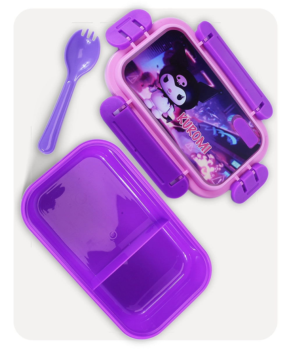 Kuromi Kids Lunch Box - Purple
