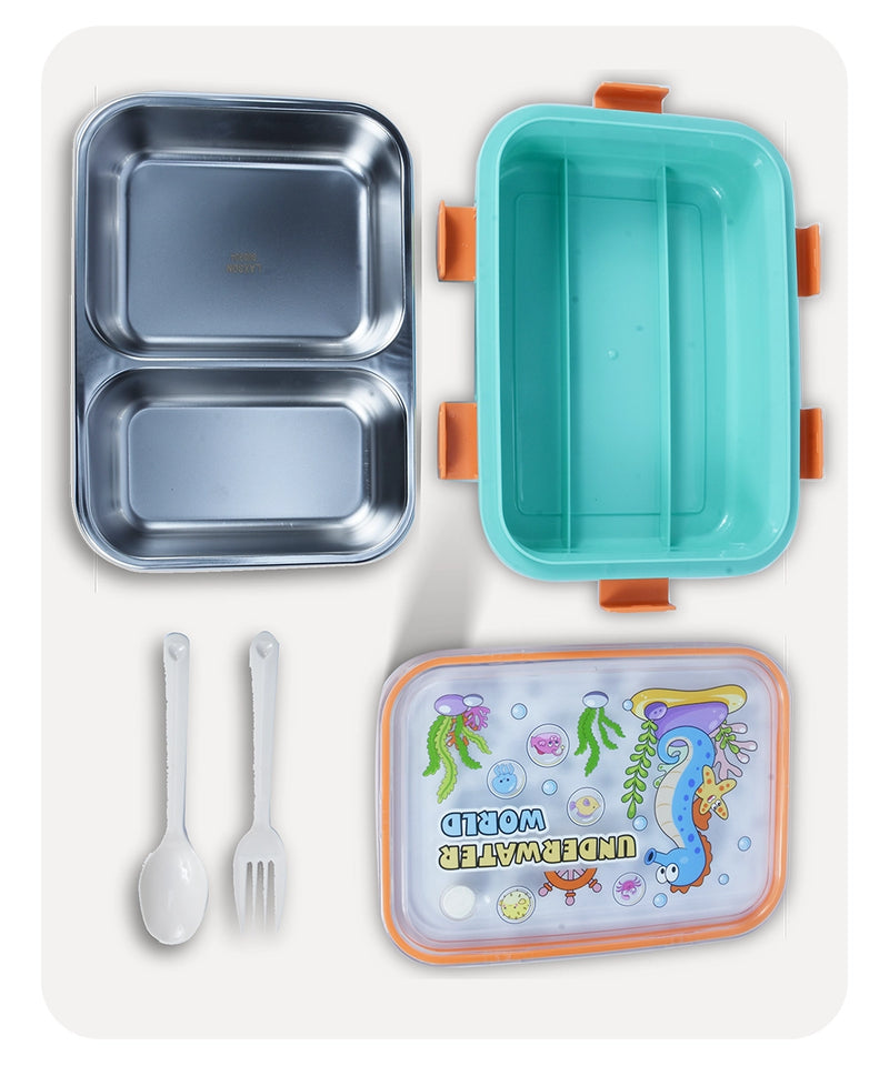 Laxson Lunch Box - Orange Teal