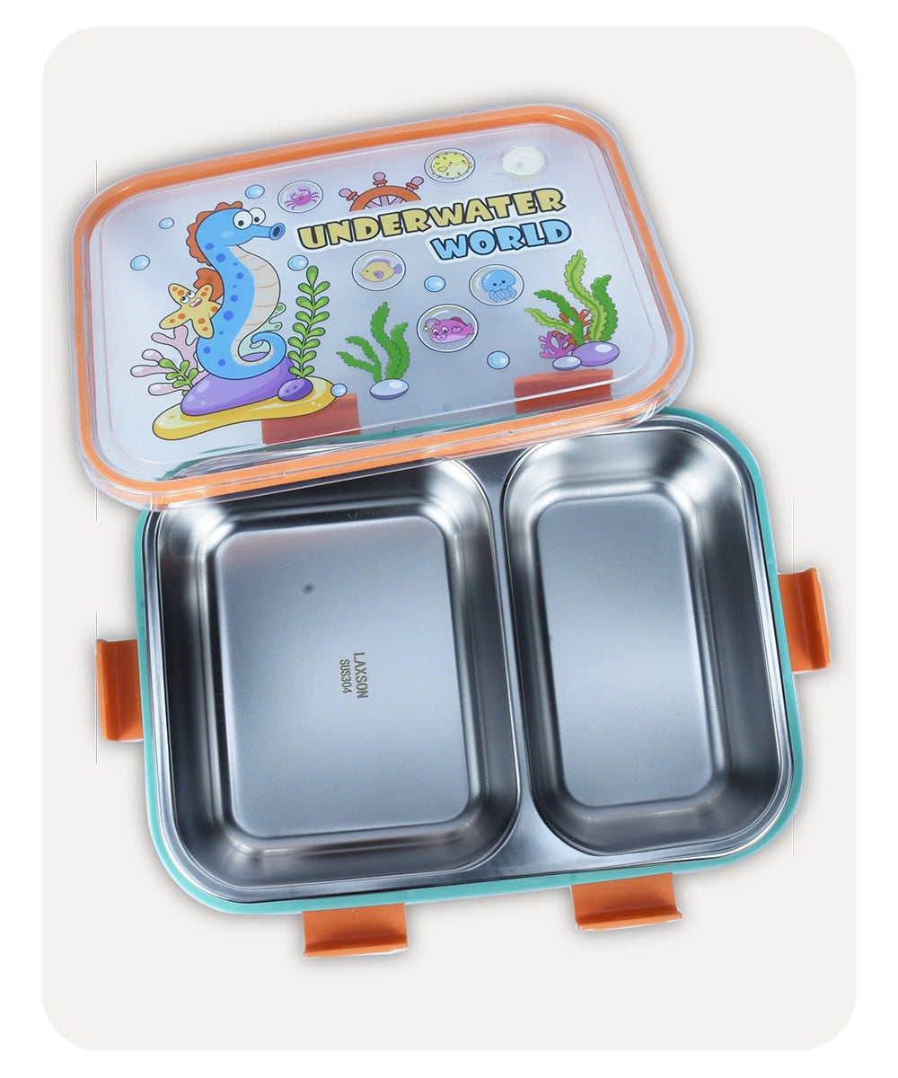 Laxson Lunch Box - Orange Teal