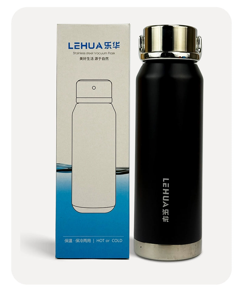 Lehua Vacuum Flask - Black - 670ml