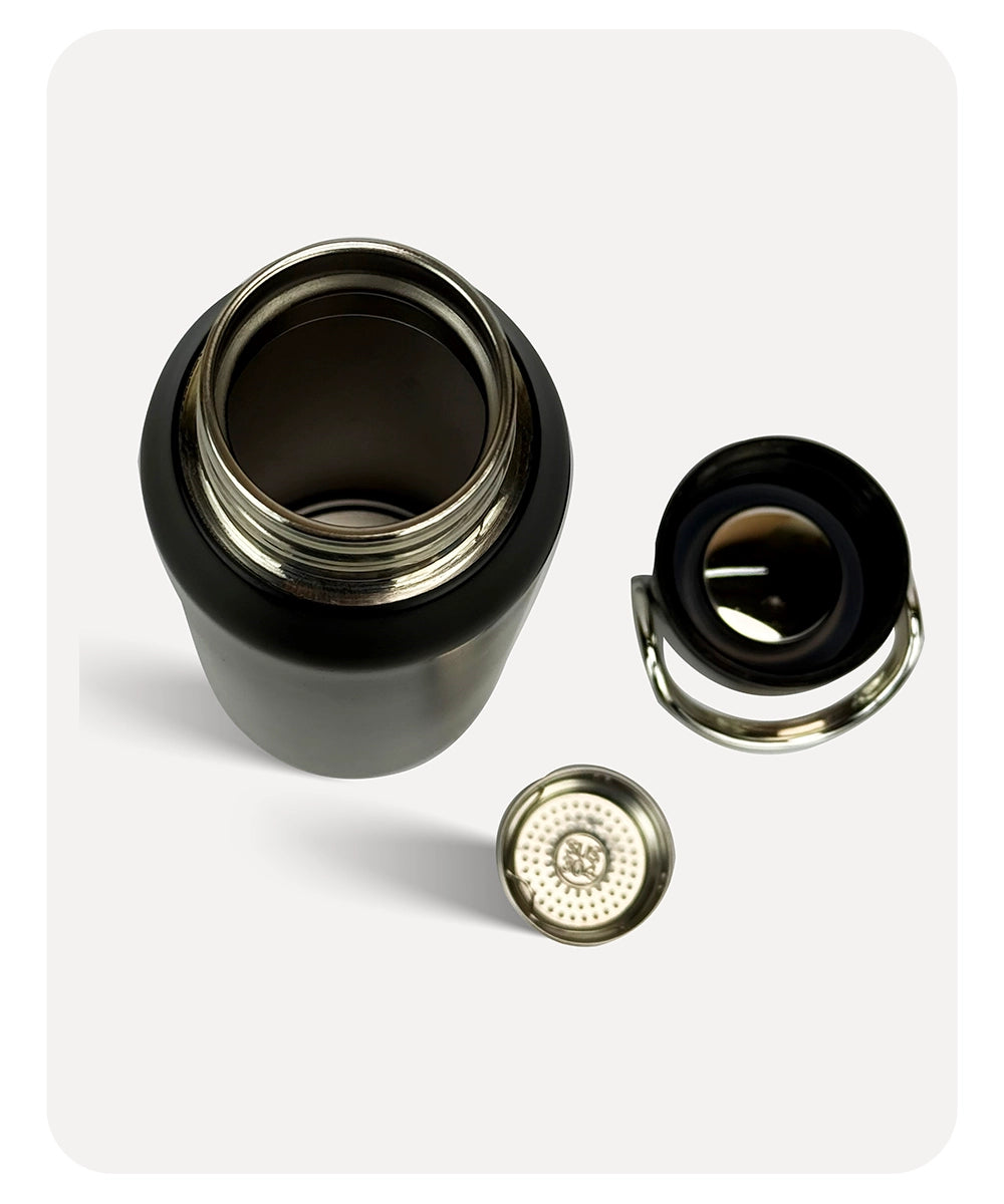 Lehua Vacuum Flask - Black - 670ml