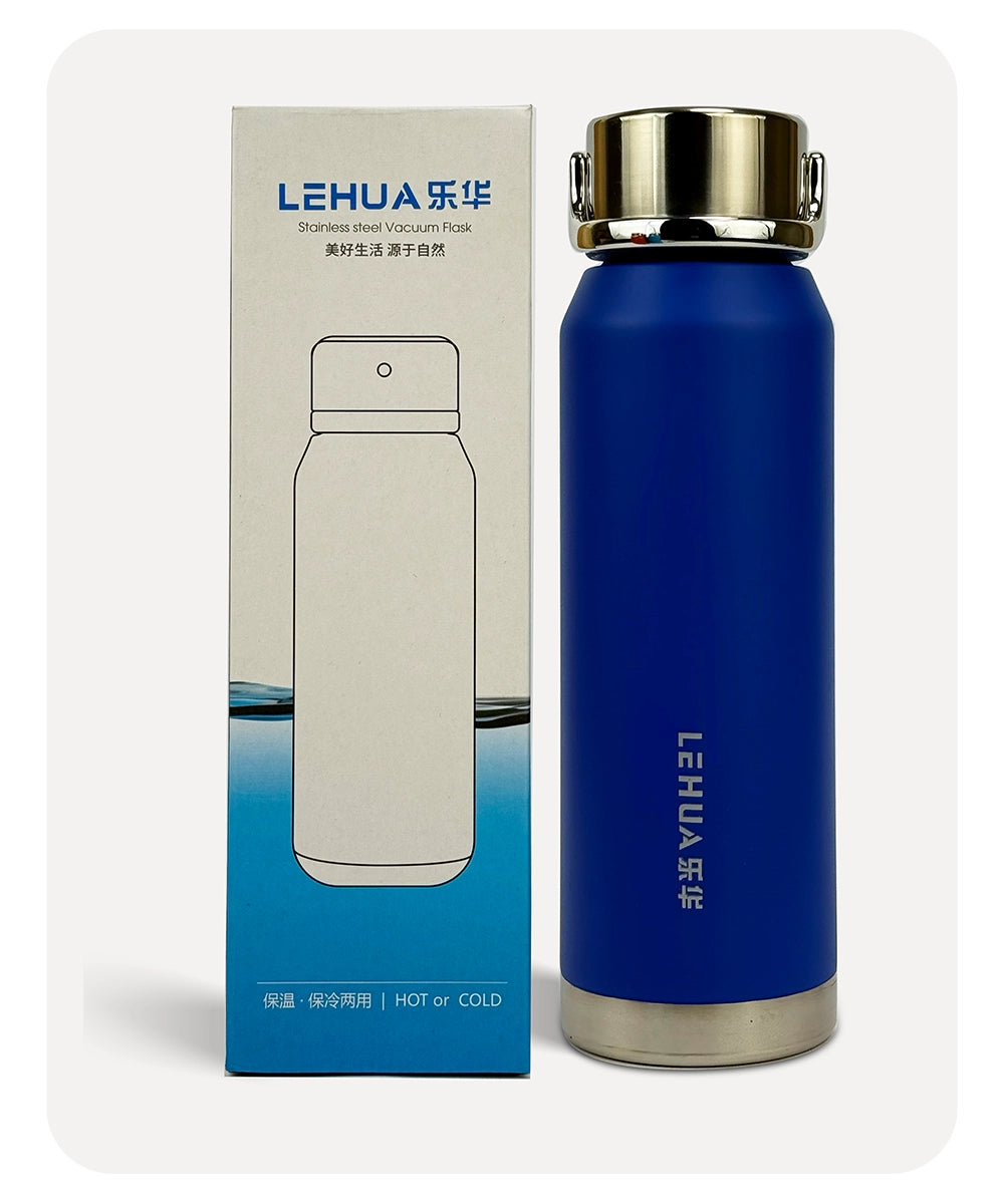 Lehua Vacuum Flask - Navy Blue - 670ml