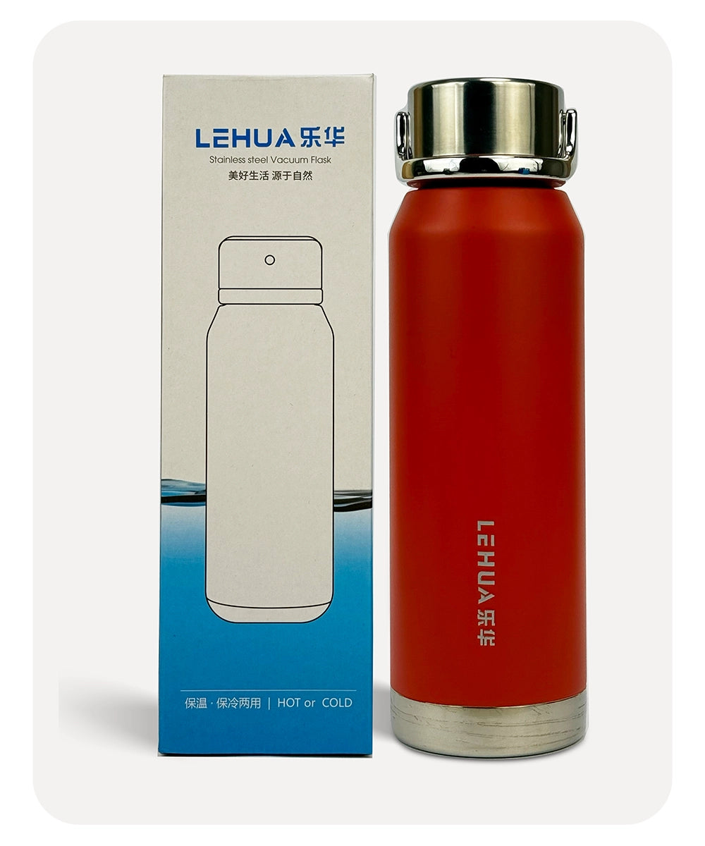 Lehua Vacuum Flask - Red - 670ml