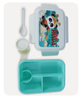 Panda Cute Lunch Box - Offwhite Green