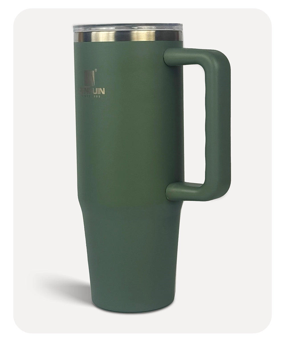 Penguin Tumbler - Green - 900ml