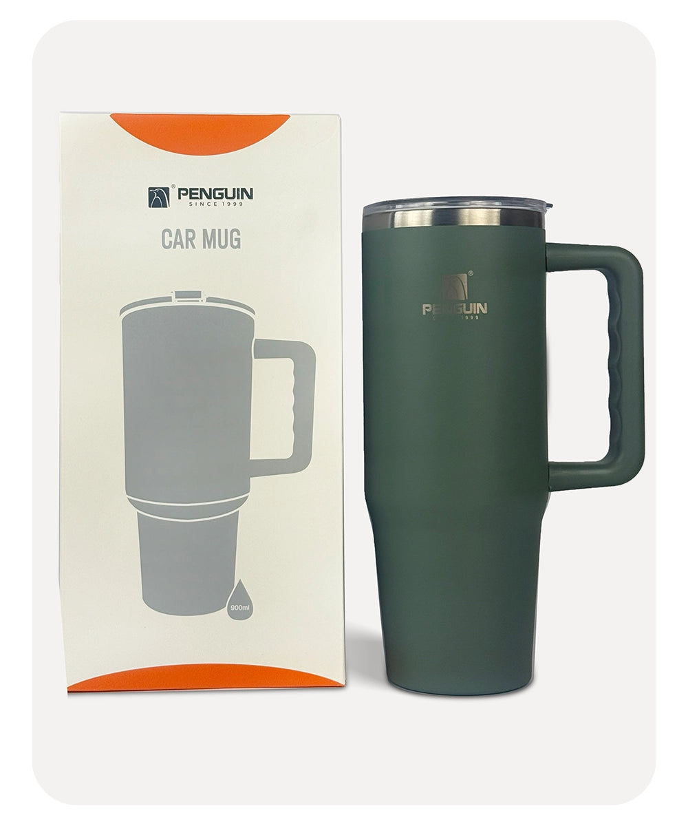 Penguin Tumbler - Green - 900ml