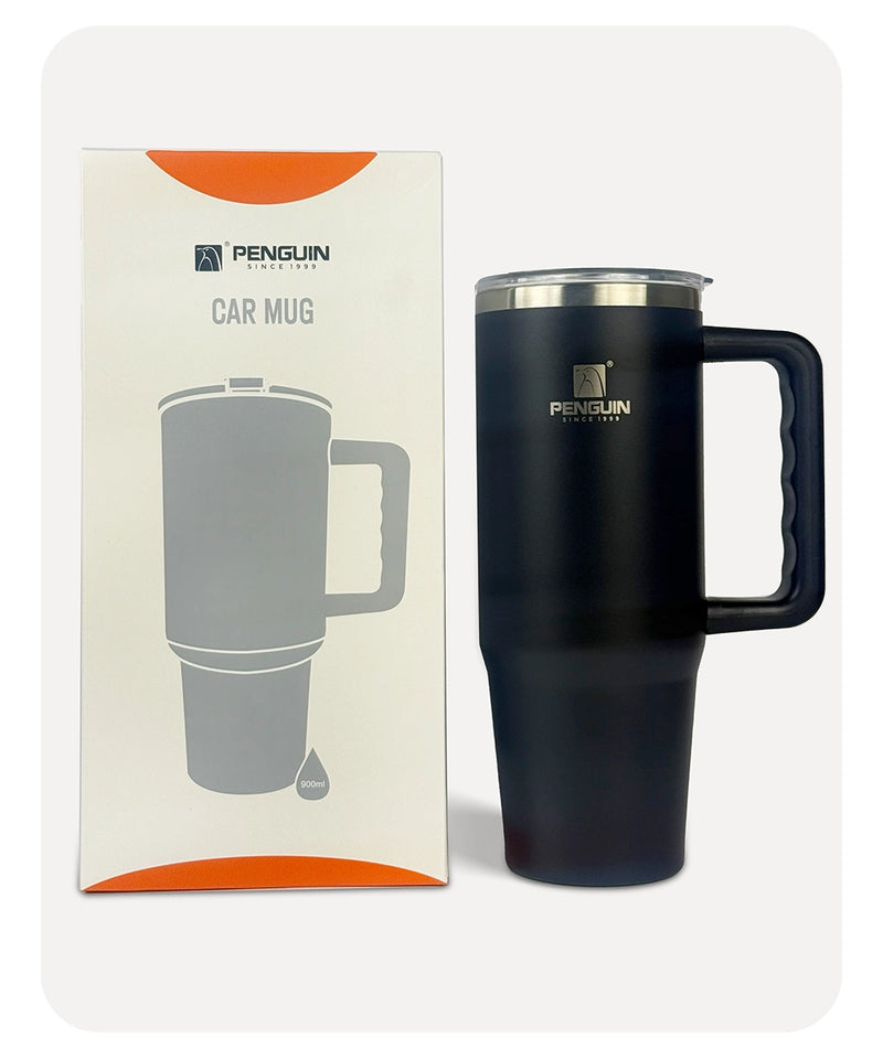 Penguin Tumbler - Black - 900ml