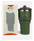 Penguin Double Vacuum Bottle - Green - 900ml