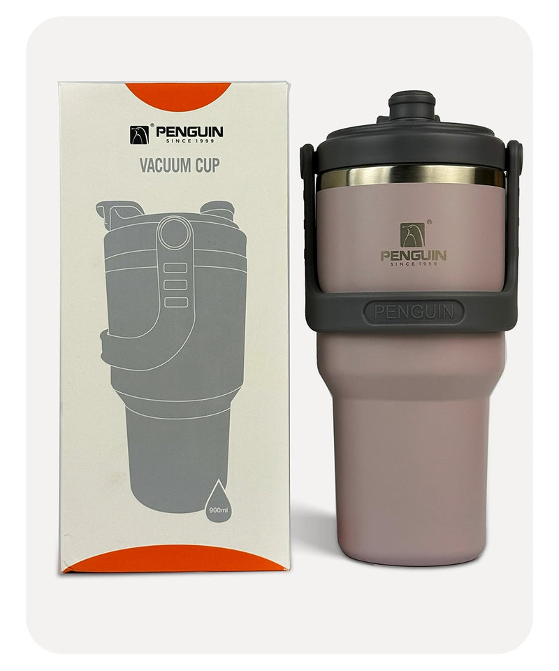 Penguin Double Vacuum Bottle - Grey - 900ml