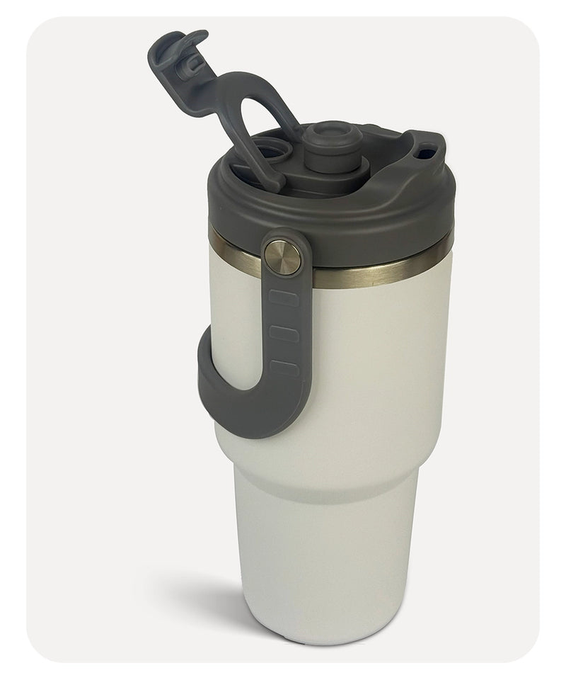 Penguin Double Vacuum Bottle - White - 900ml