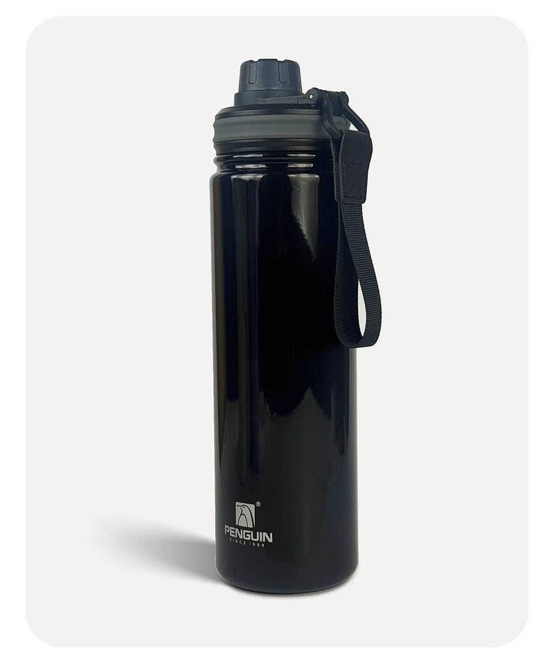 Penguin Flask Bottle - Black - 750ml
