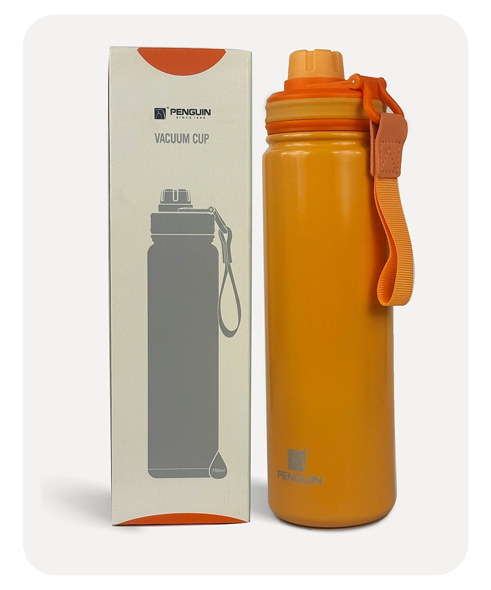 Penguin Flask Bottle - Orange - 750ml