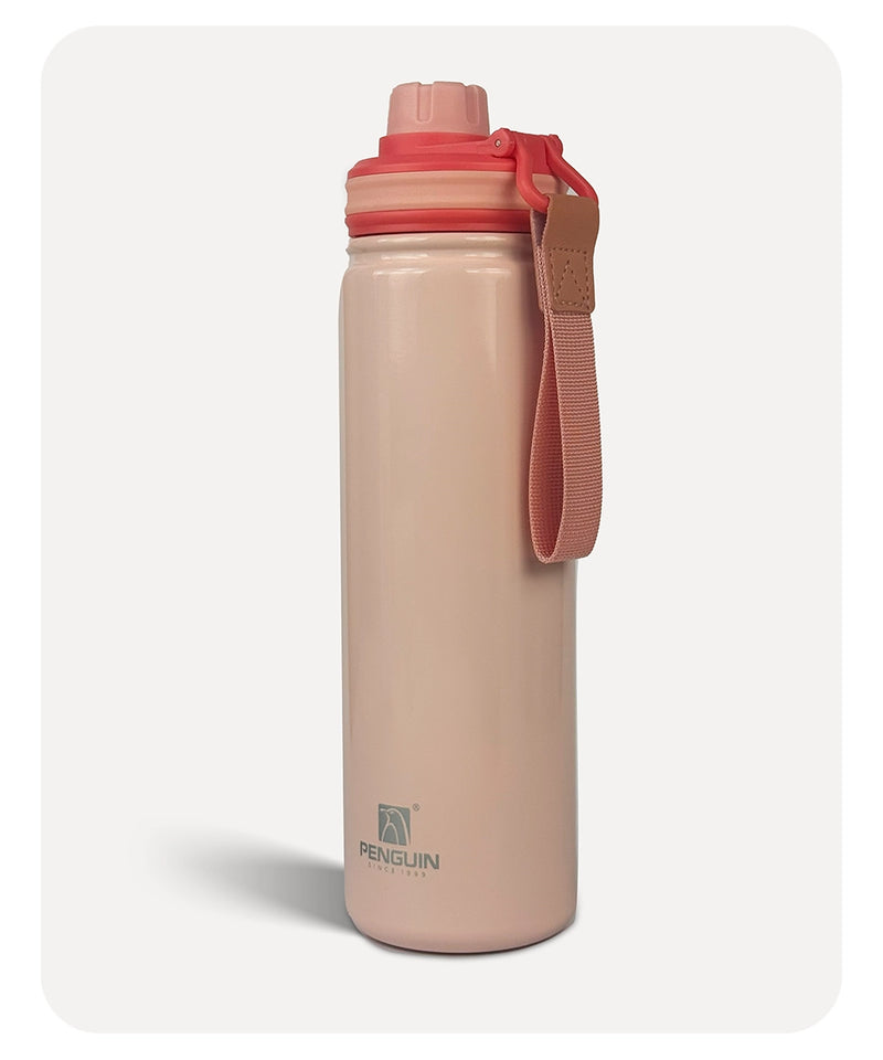 Penguin Flask Bottle - Peach - 750ml