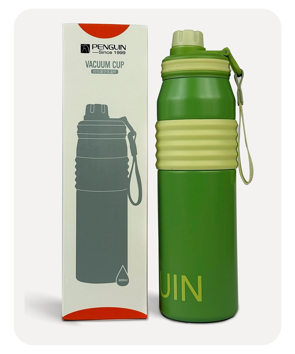Penguin Fresh Vacuum Bottle - Green - 900ml