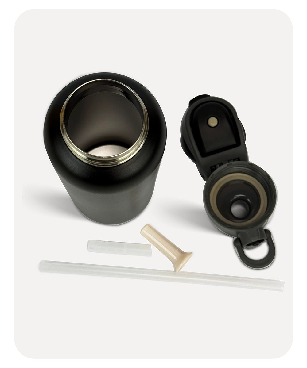 Penguin Gogo Vacuum Bottle - Black - 800ml