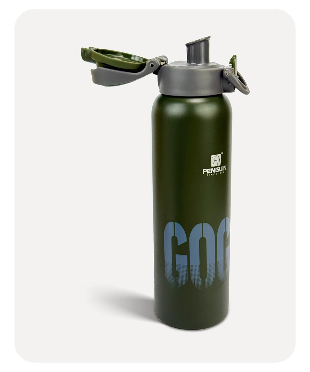Penguin Gogo Vacuum Bottle - Green - 800ml