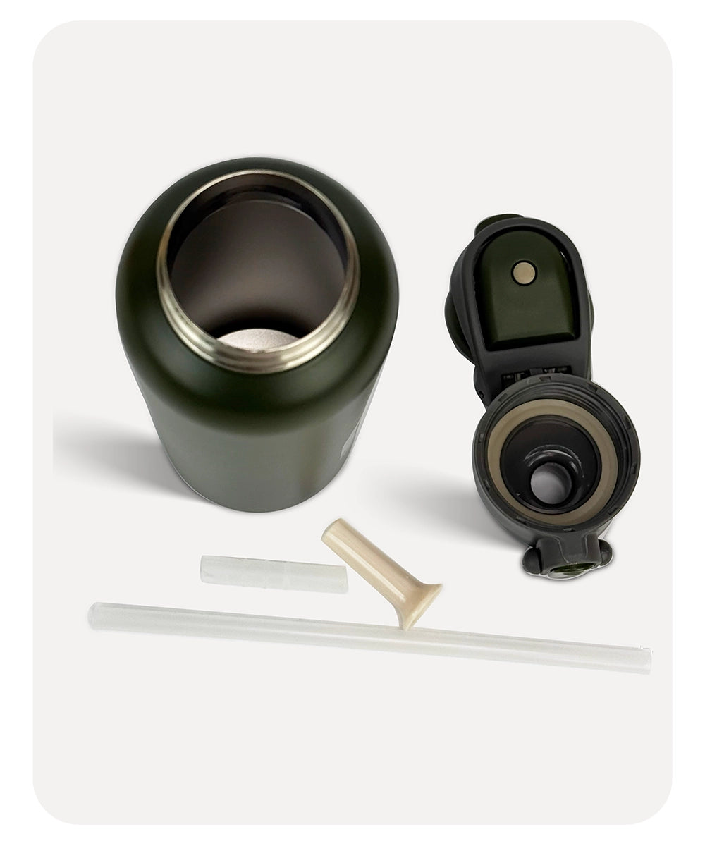 Penguin Gogo Vacuum Bottle - Green - 800ml