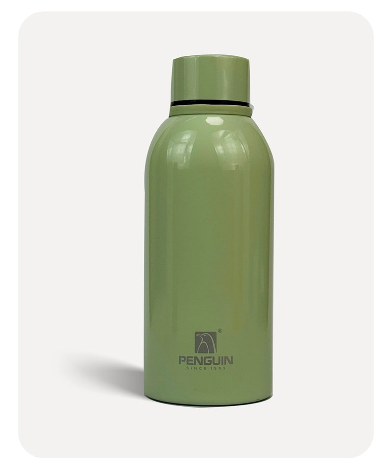 Penguin Round Vacuum Bottle - Green - 500ml