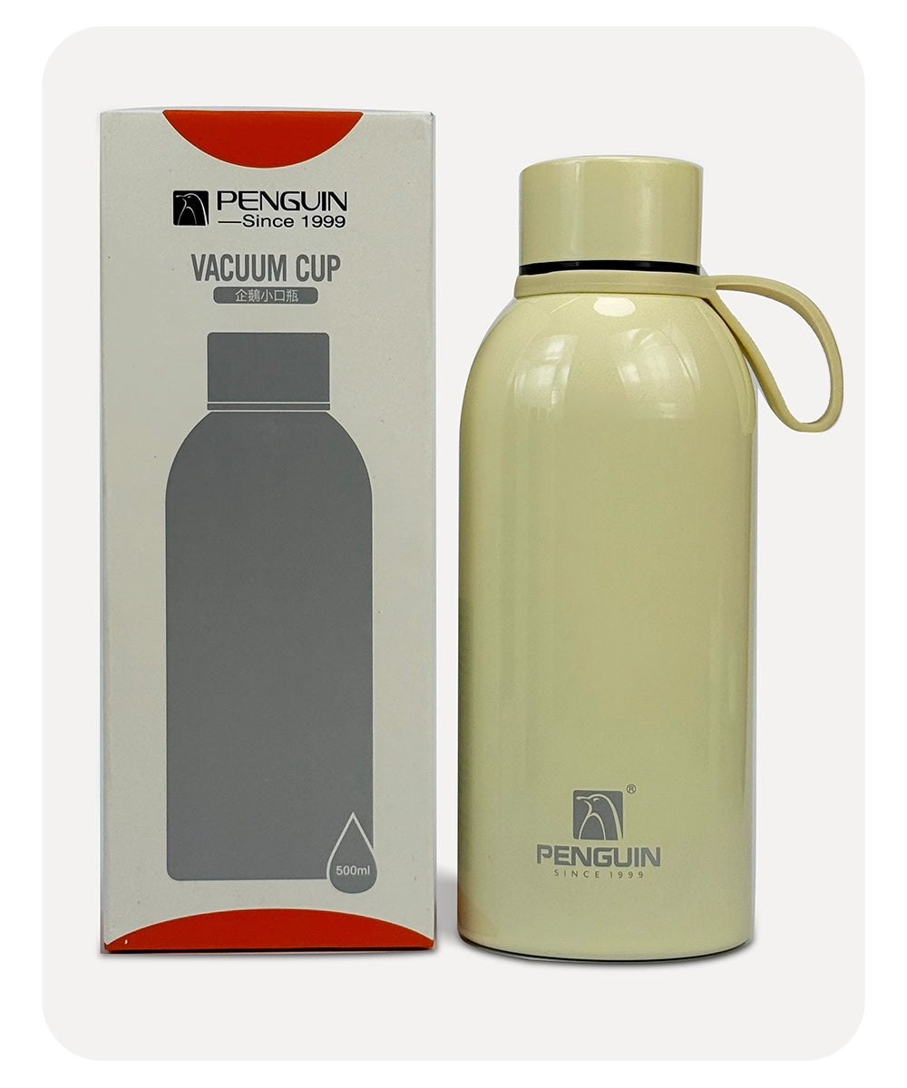 Penguin Round Vacuum Bottle - Lemon - 500ml