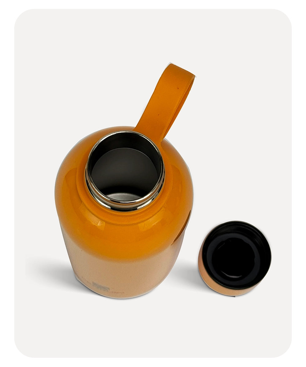 Penguin Round Vacuum Bottle - Orange - 500ml