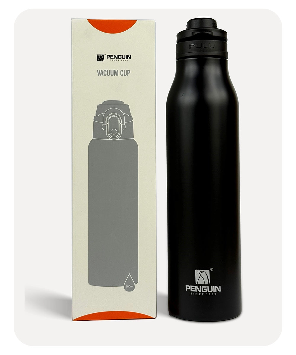 Penguin Vellux Vacuum Bottle - Black - 800ml