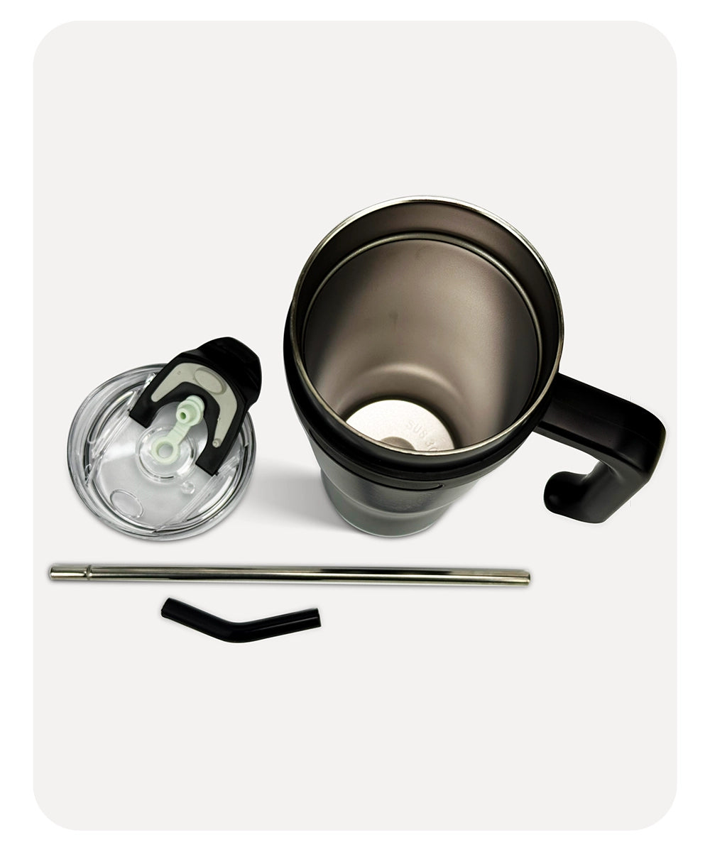 Plain Tumbler - Black - 1.18L