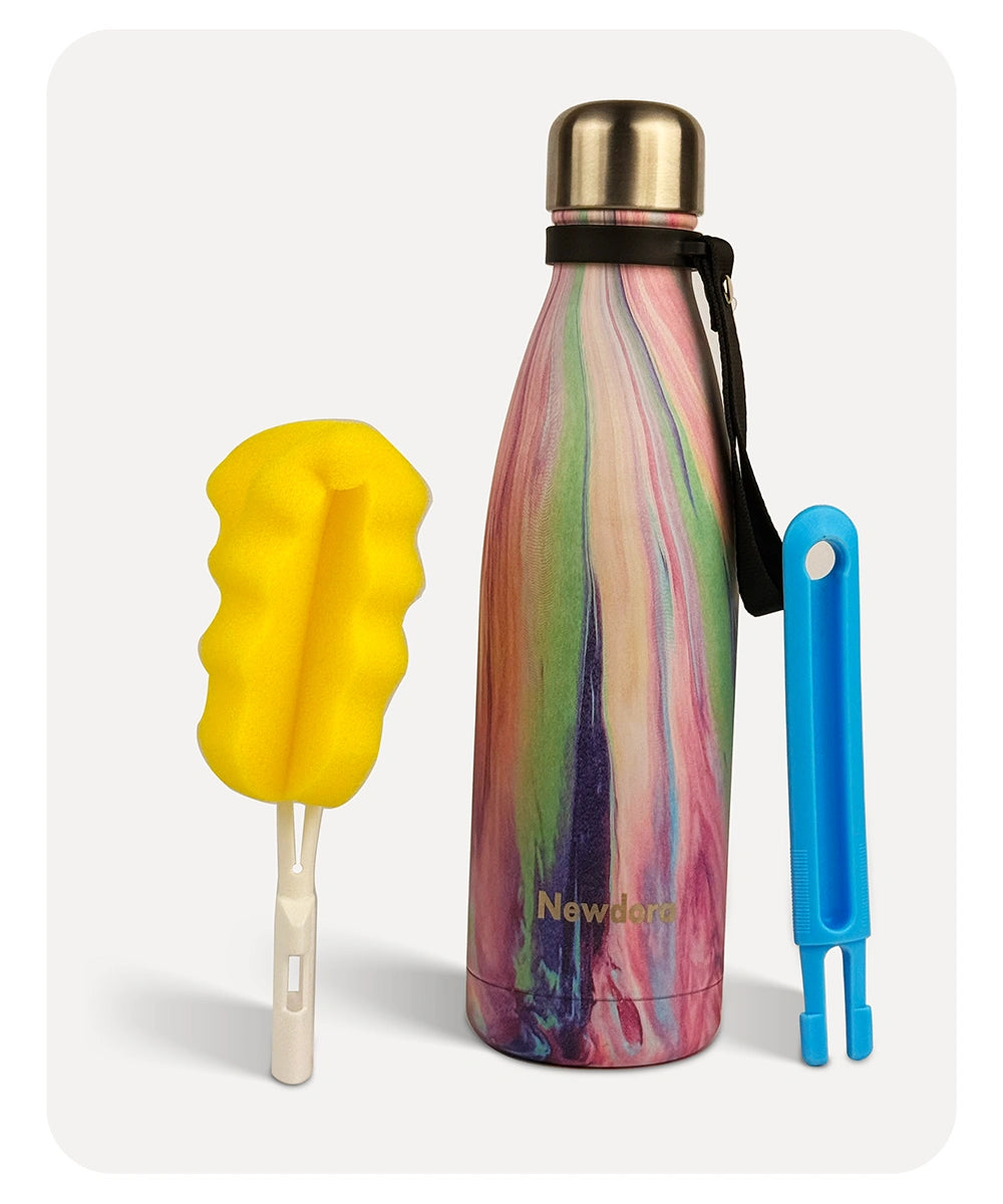 Newdora Vacuum Bottle - Multi Color - 500ml