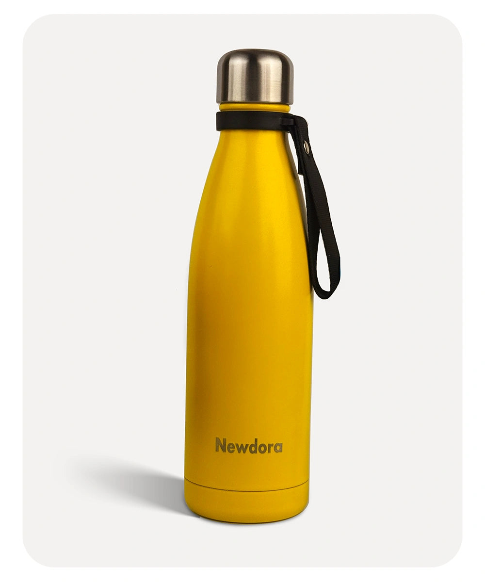 Newdora Vacuum Bottle - Yellow - 500ml