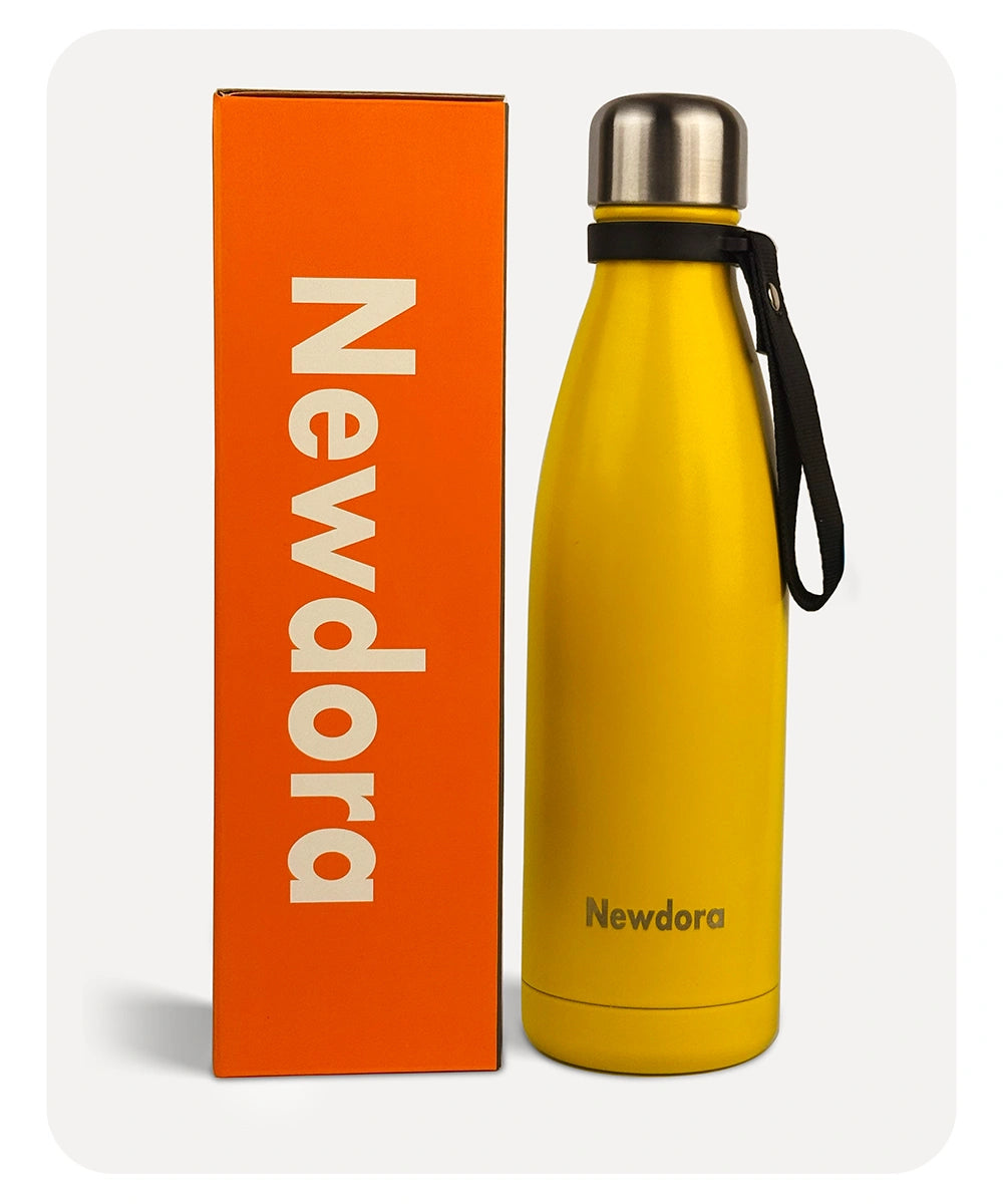 Newdora Vacuum Bottle - Yellow - 500ml