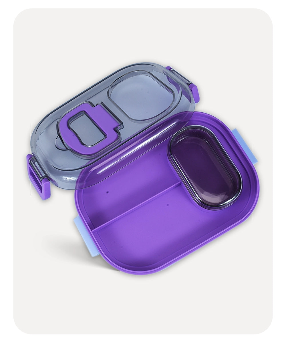 SmartSnack Duo Lunch Box - Purple
