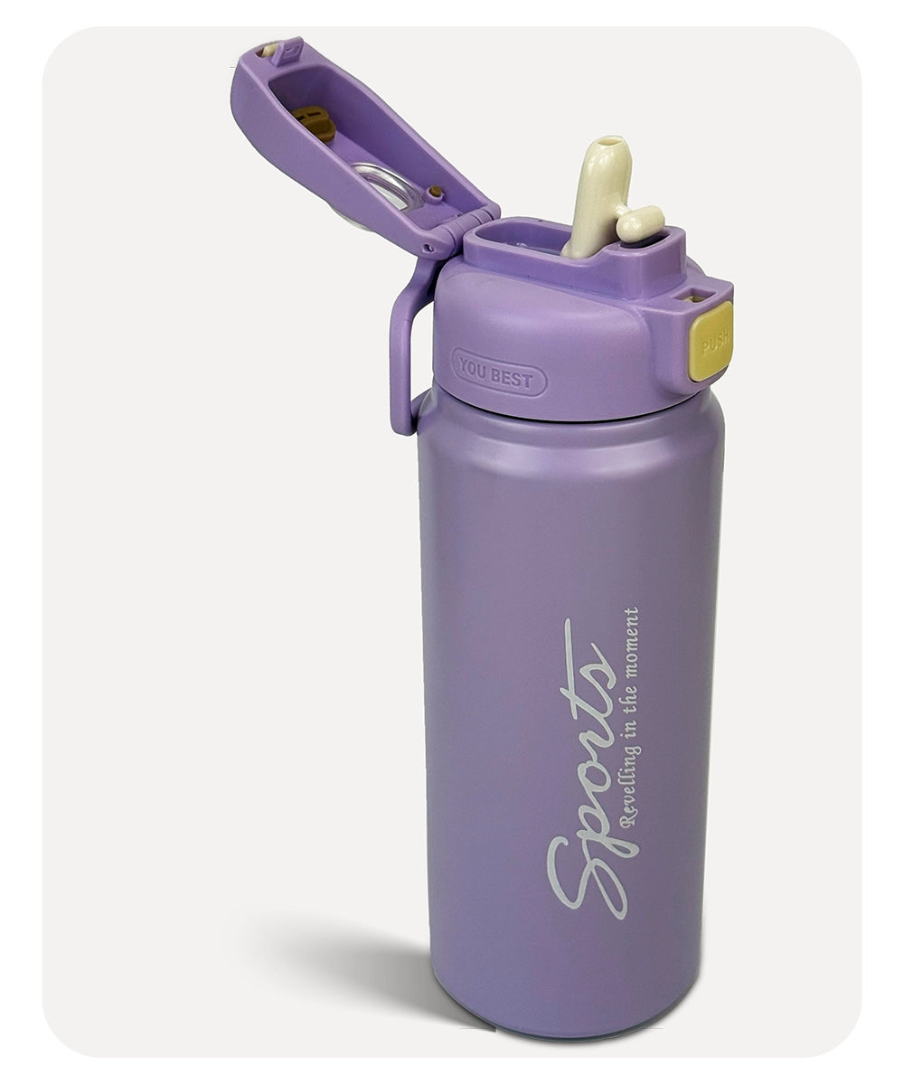 Sports Vacuum Bottle - Purple - 800ml