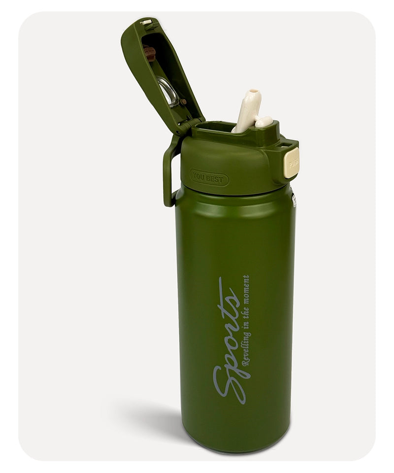 Sports Vacuum Bottle - Green - 800ml