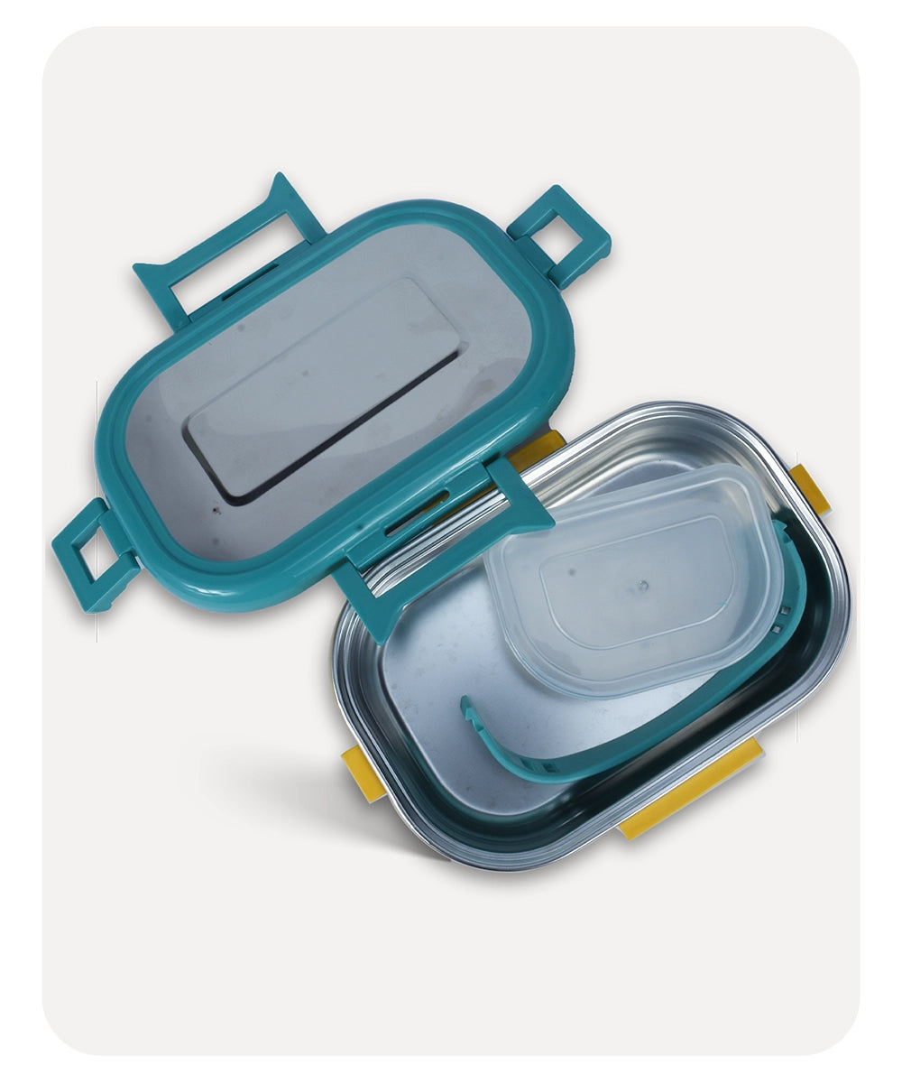 Stainless Steel Lunch Box - Blue